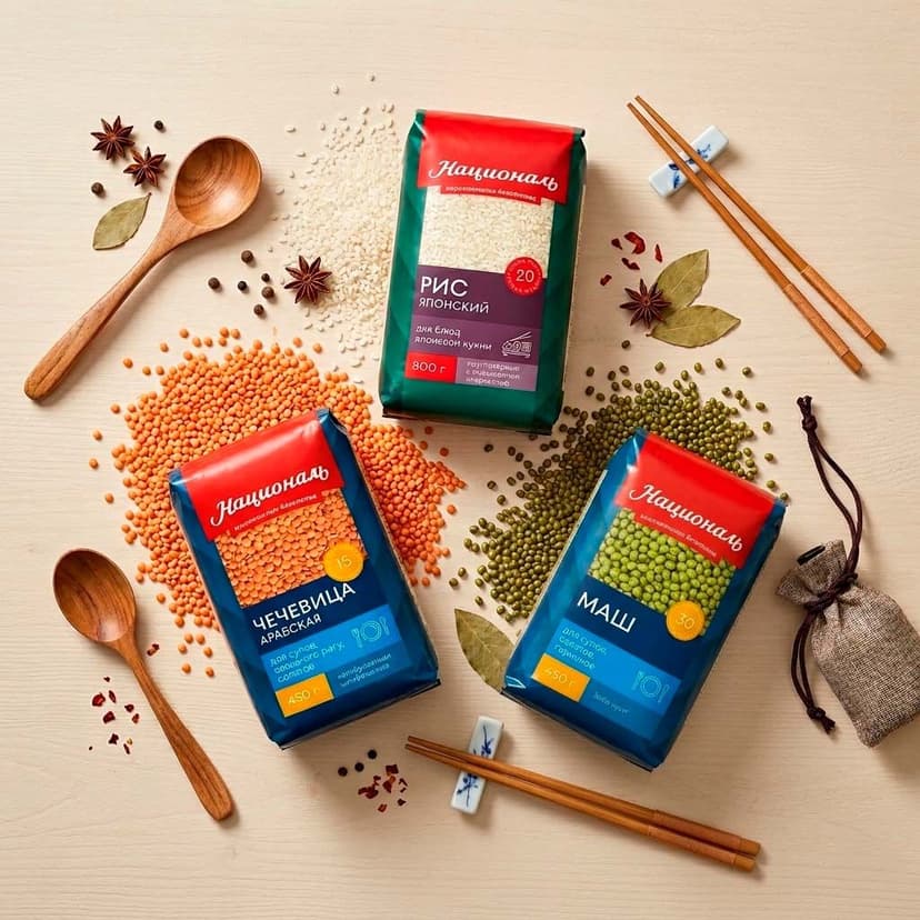 Новое поступление ассортимента круп «Националь»